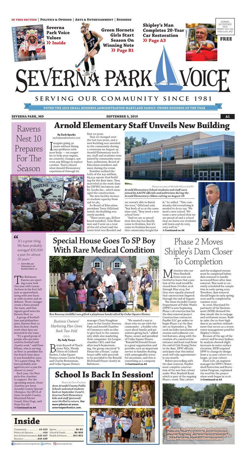 Severna Park Voice - September 6, 2019 | Severna Park